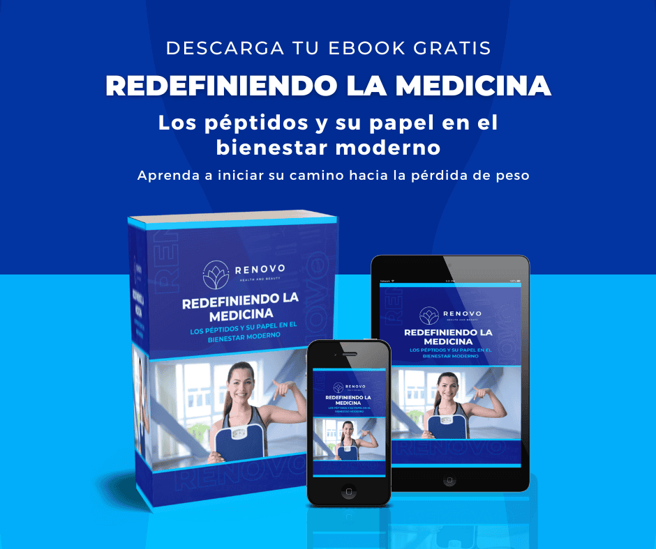 Free eBook on redefining medicine, peptides, and modern wellness strategies for weight loss. Enhance your health with Renovo Health and Beauty.