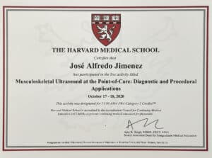 Ultrasound image of musculoskeletal tissues for diagnostic and procedural applications at Renovo Health and Beauty.