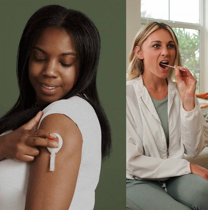 A woman receiving a vaccine injection in her arm, highlighting health and wellness services at Renovo Health and Beauty.